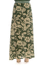 Gonna fantasia floreale VERDE DORABELLA XXL