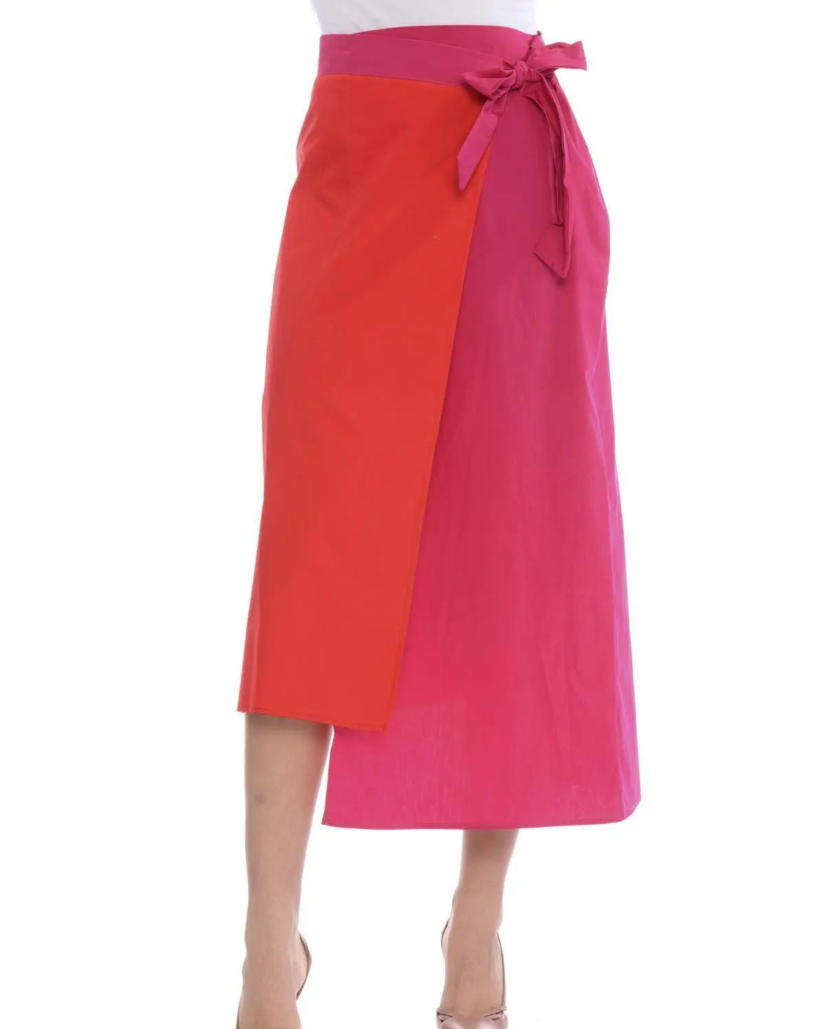 Gonna fiocco regolabile ROSSO-FUXIA IRONICA