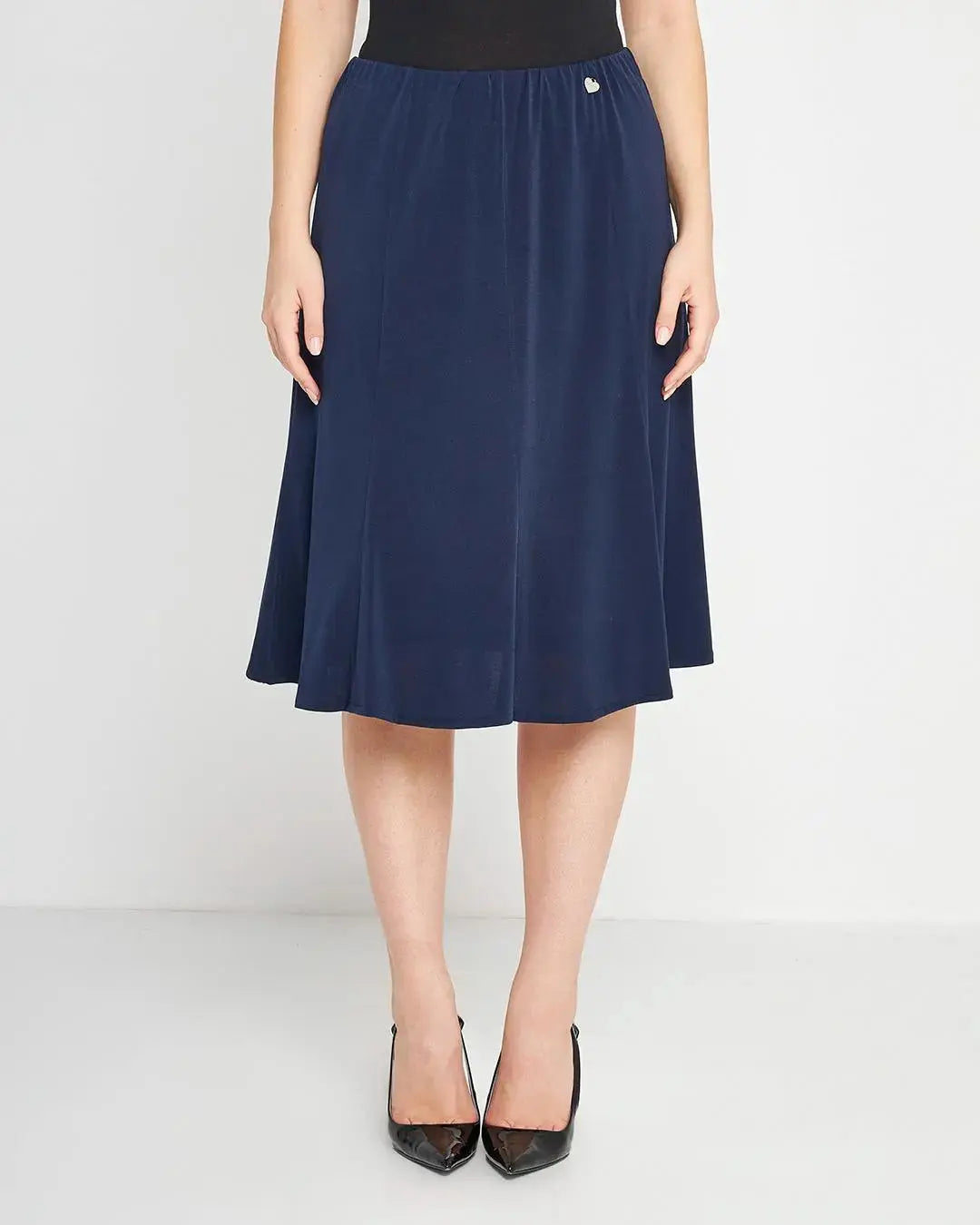 Gonna godet BLU-NAVY DORABELLA PIU' 55