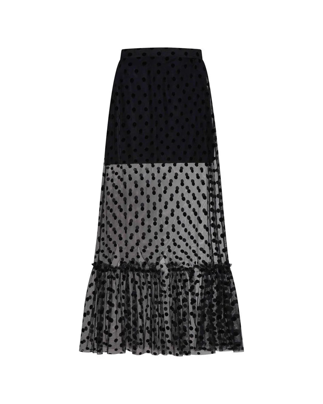 Gonna in plumettis NERO IRONICA 52