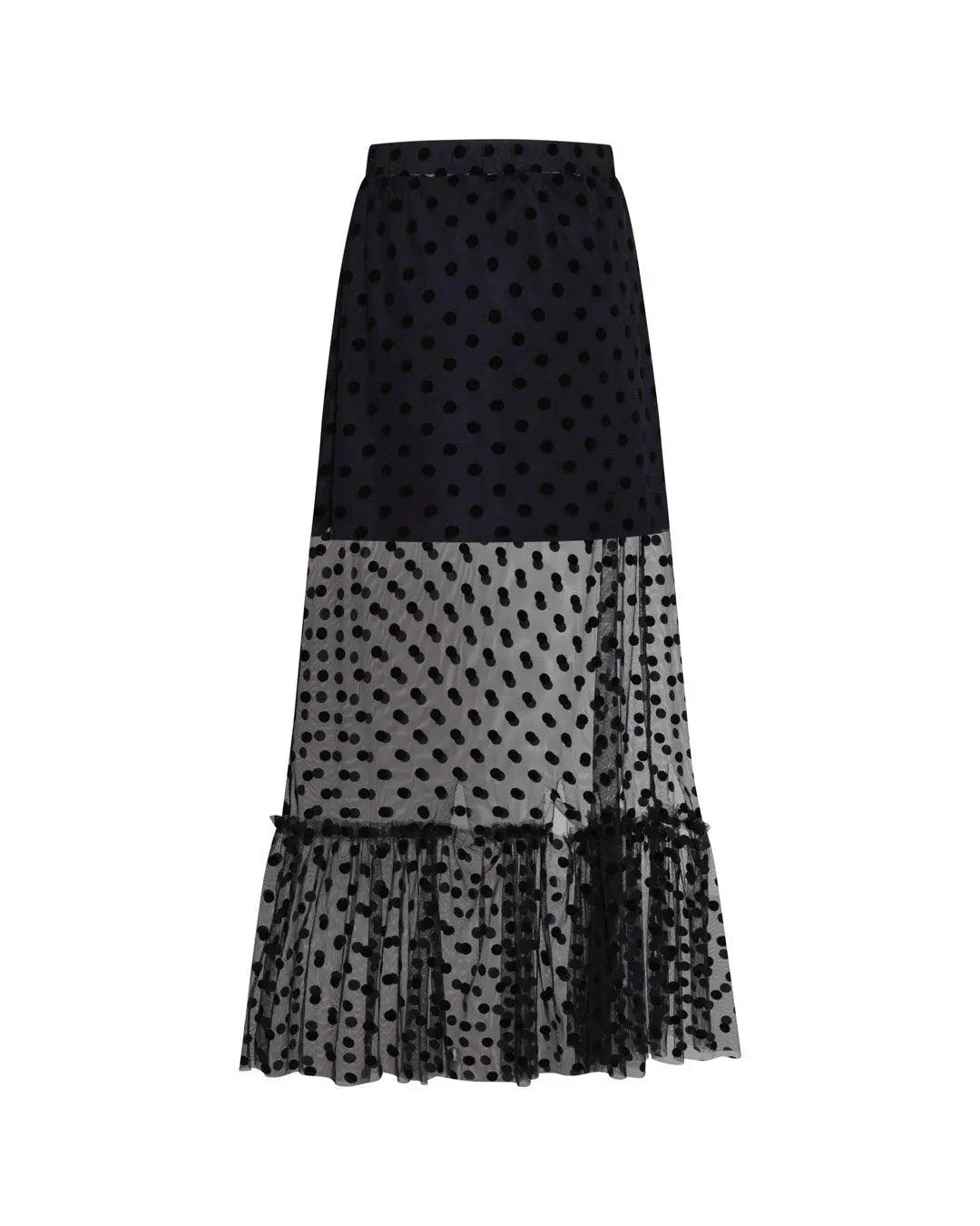 Gonna in plumettis NERO IRONICA