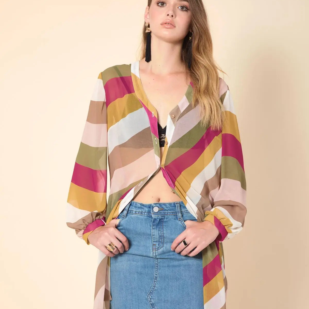 Gonna jeans BLU IRONICA 52