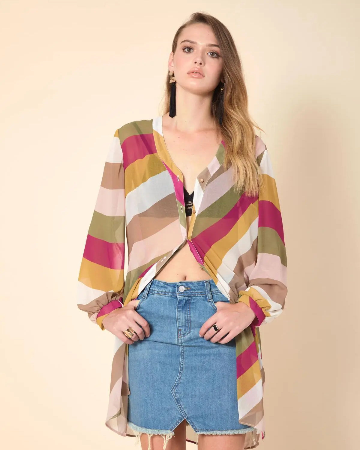 Gonna jeans BLU IRONICA 52