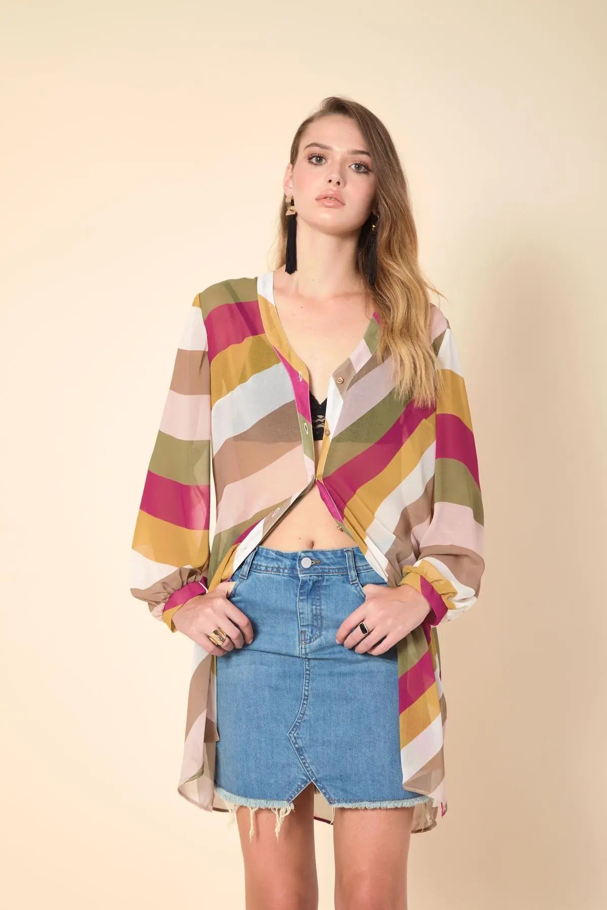 Gonna jeans BLU IRONICA 52