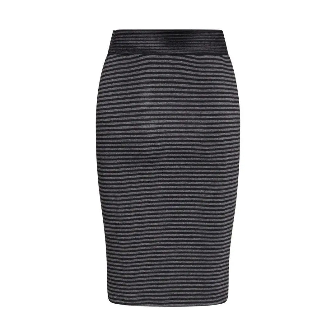 Gonna righe ANTRACITE-NERO IRONICA 3XL