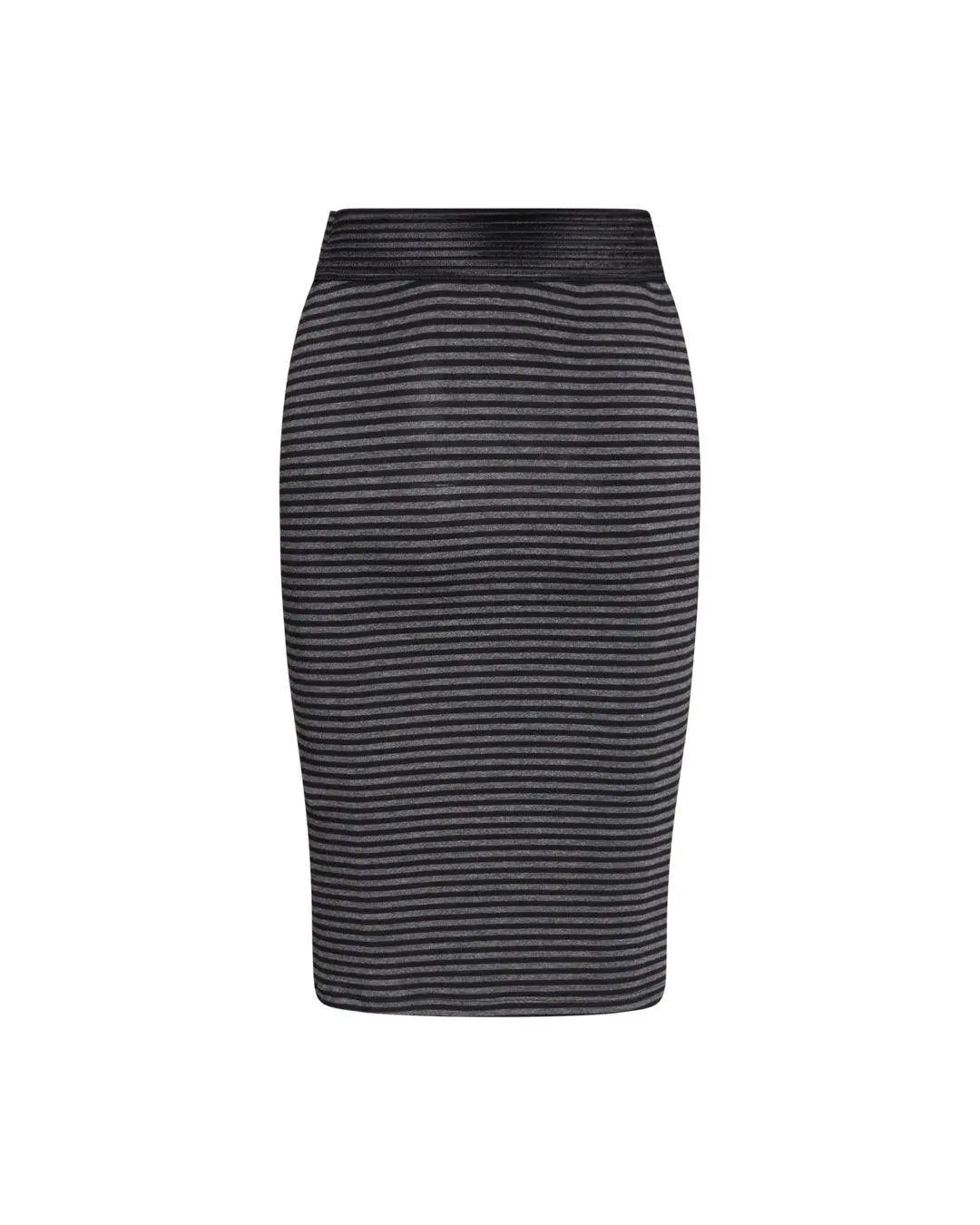 Gonna righe ANTRACITE-NERO IRONICA 3XL