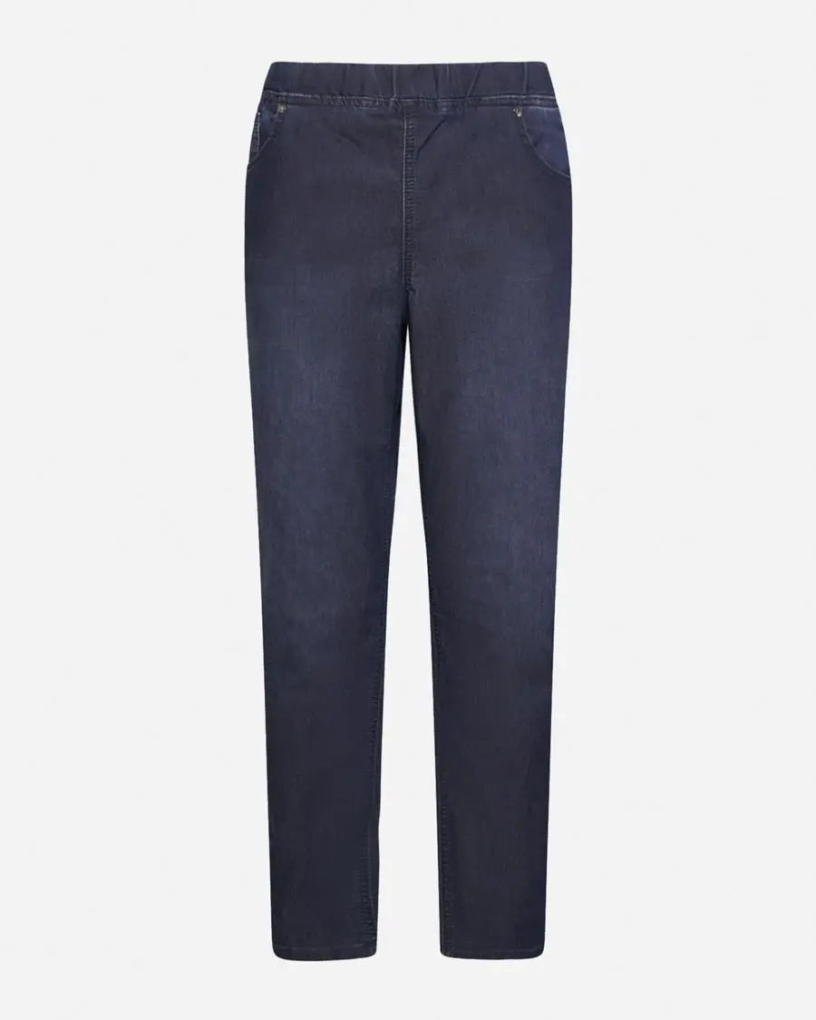 JEANS CINQUE TASCHE BLU DORABELLA PIU'