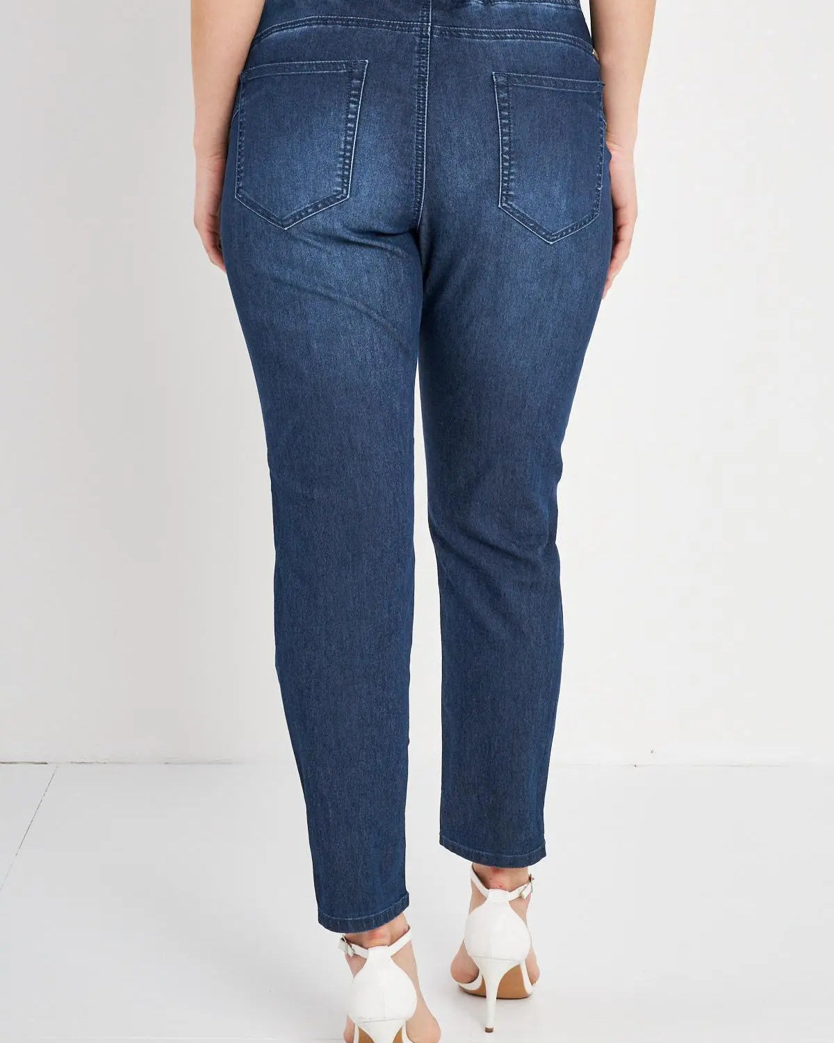 JEANS CINQUE TASCHE BLU DORABELLA PIU'