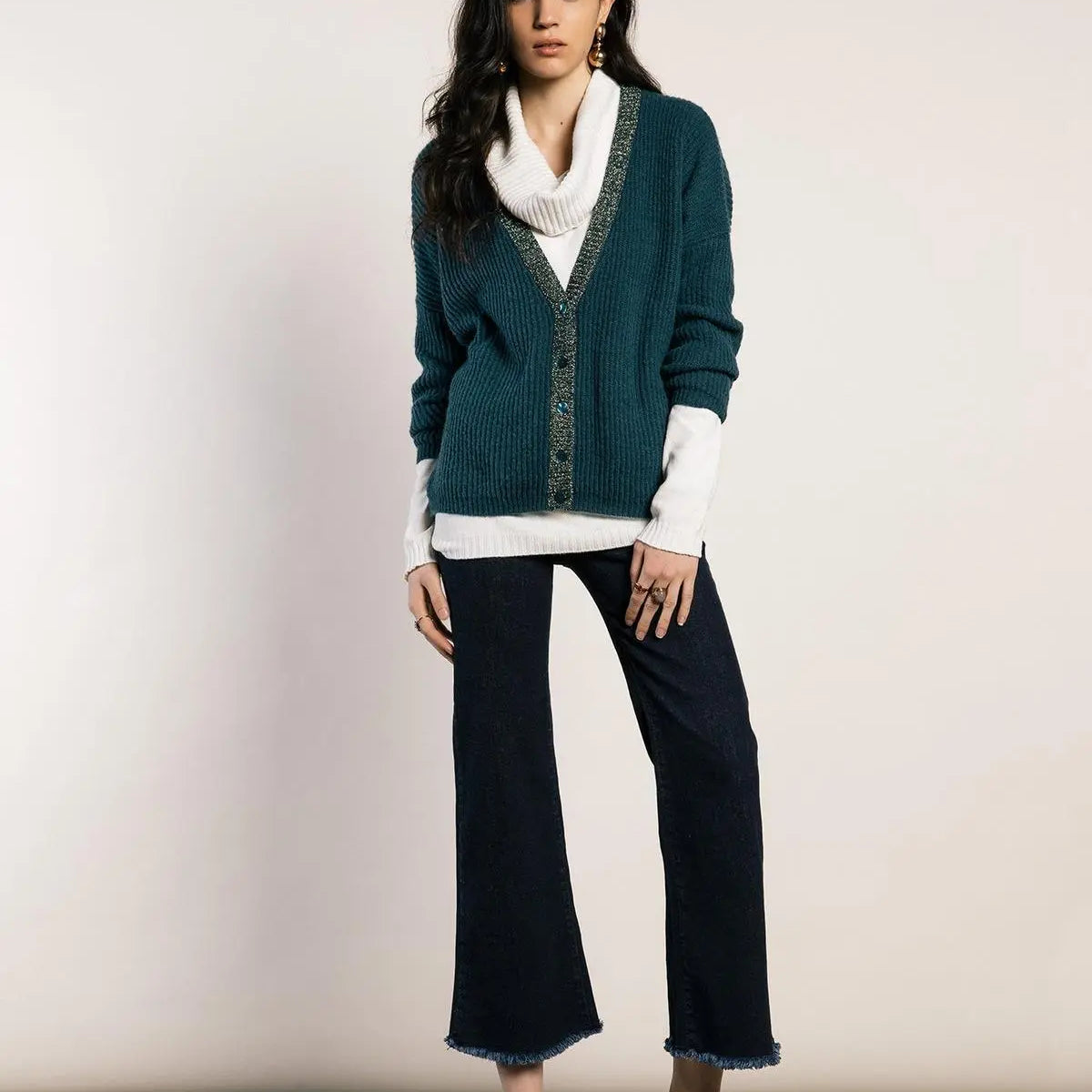 Jeans a zampa BLU IRONICA 50