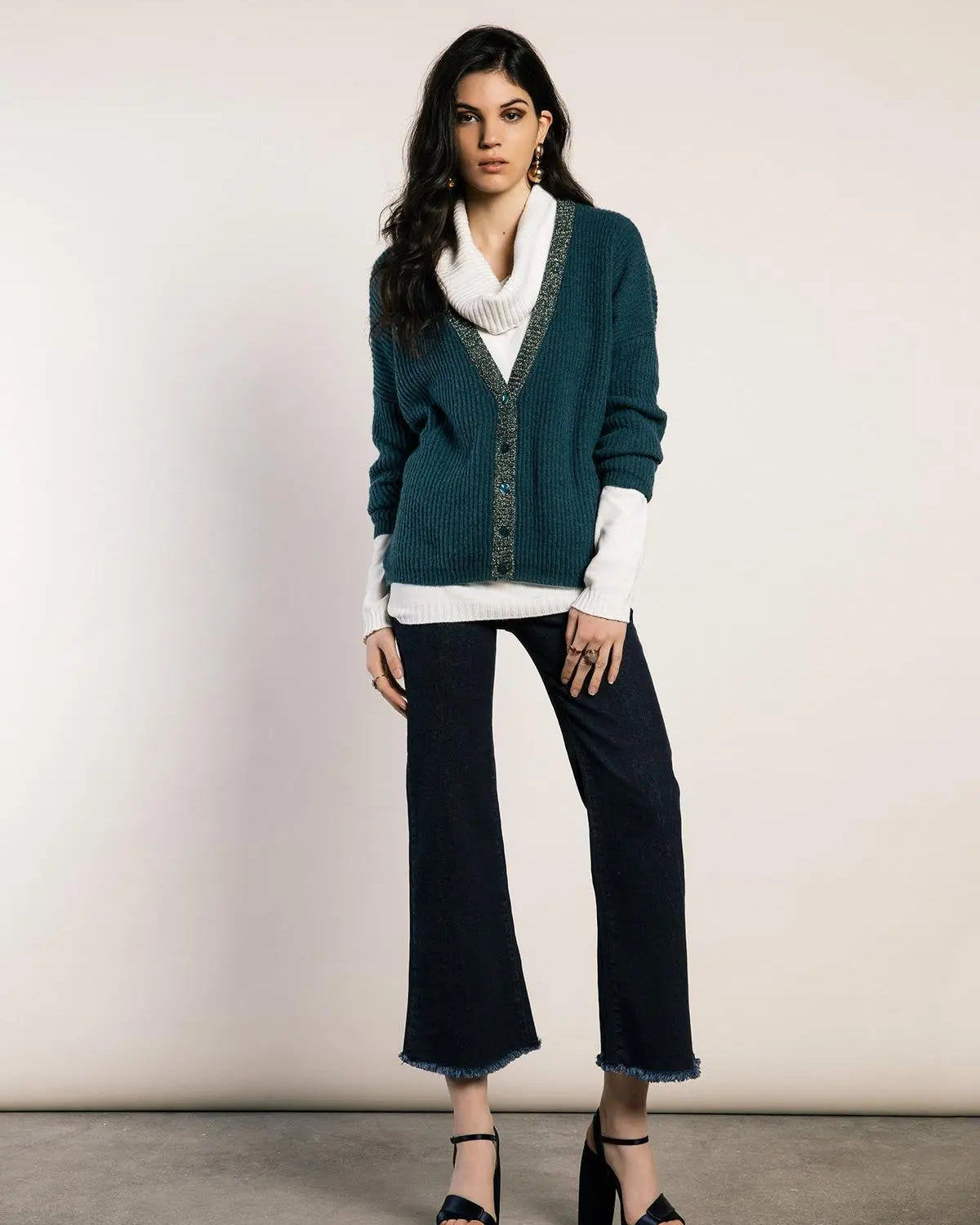 Jeans a zampa BLU IRONICA 50