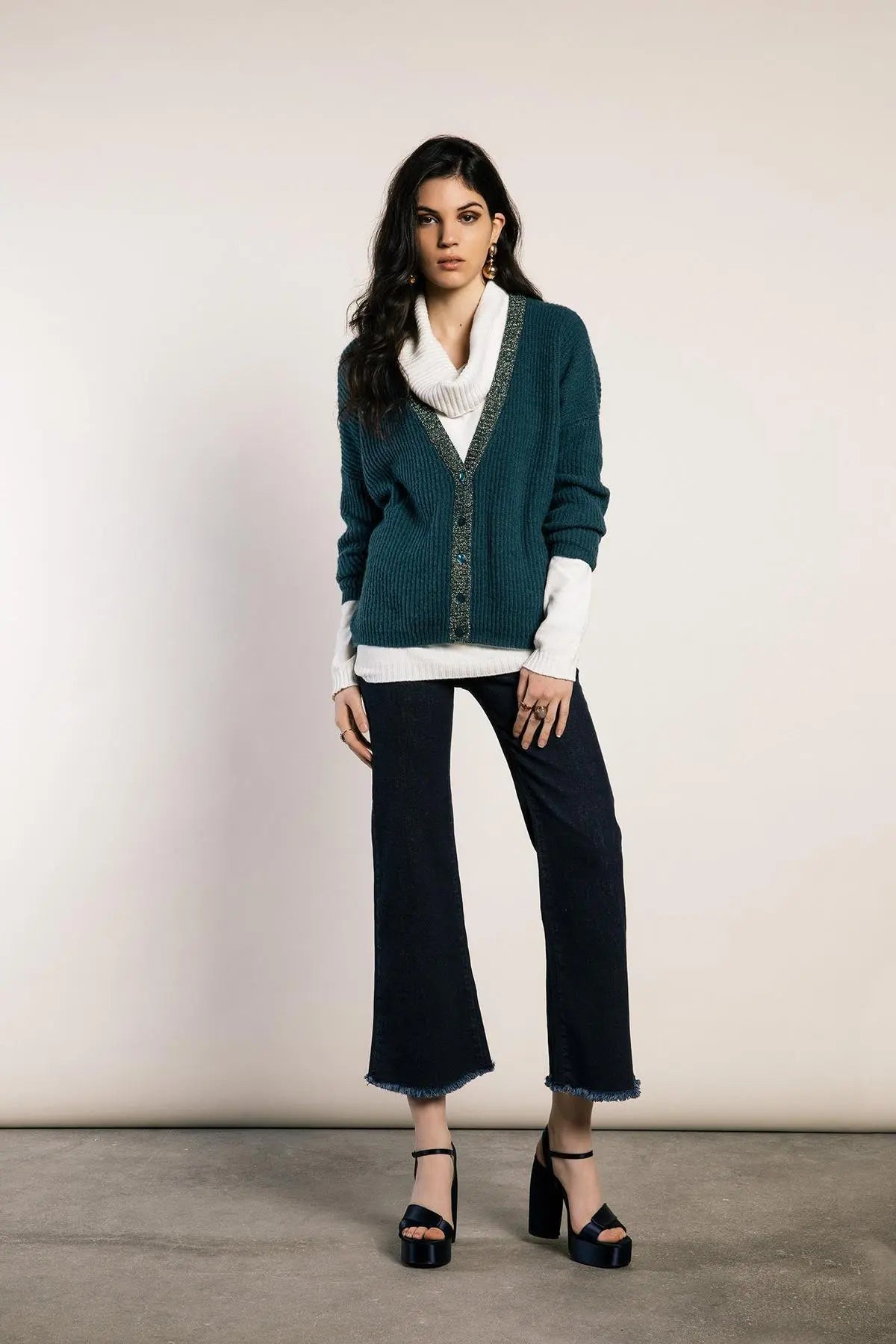 Jeans a zampa BLU IRONICA 50