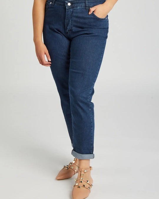 Jeans cinque tasche BLU DORABELLA PIU'