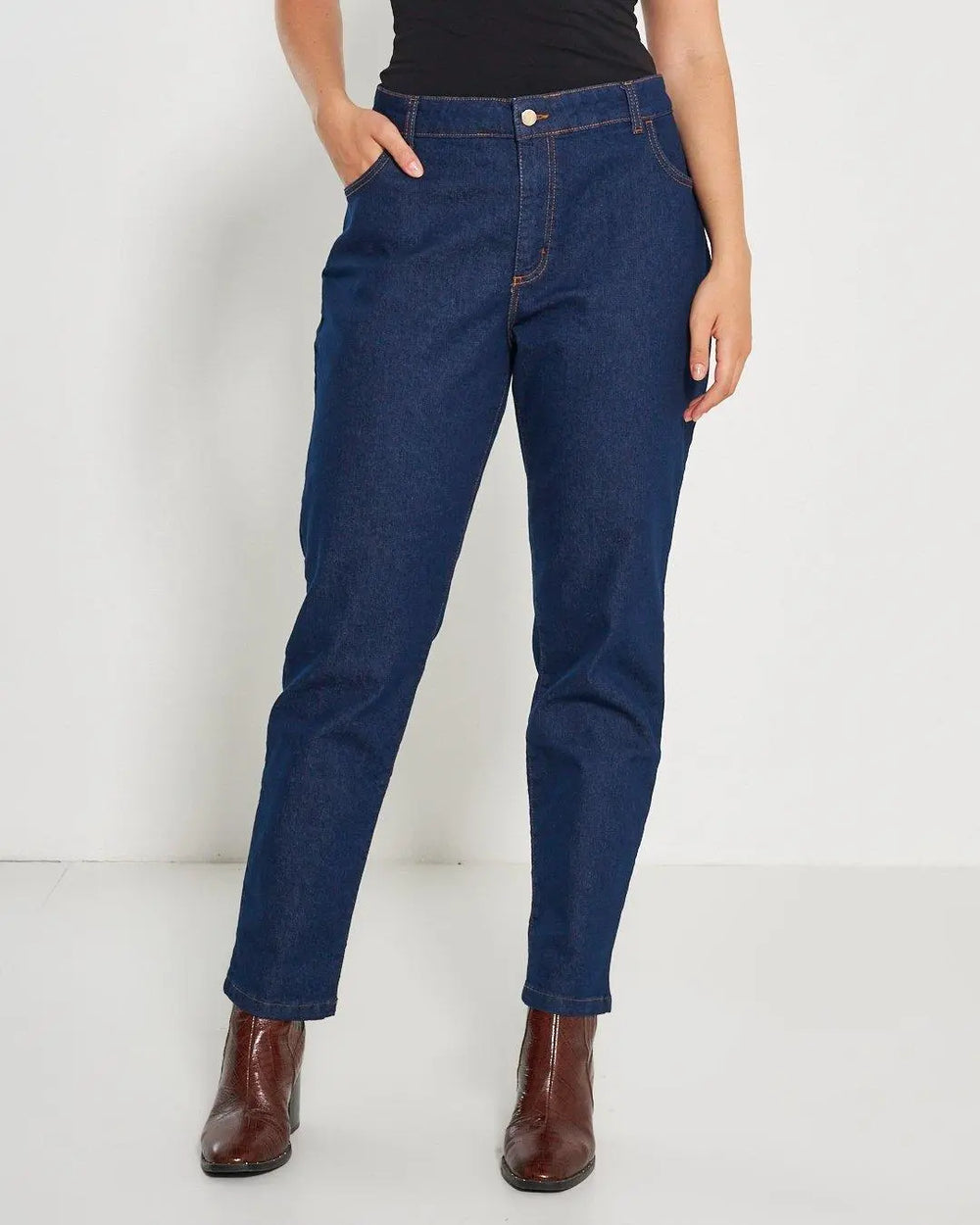 Jeans cinque tasche BLU DORABELLA PIU' 49
