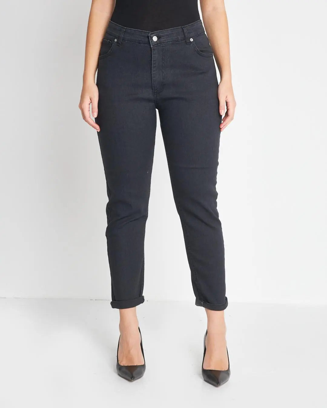 Jeans cinque tasche NERO DORABELLA PIU'