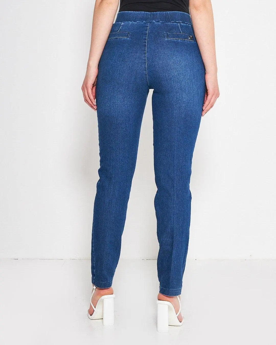 Jeans con tasche a filetto DENIM DORABELLA