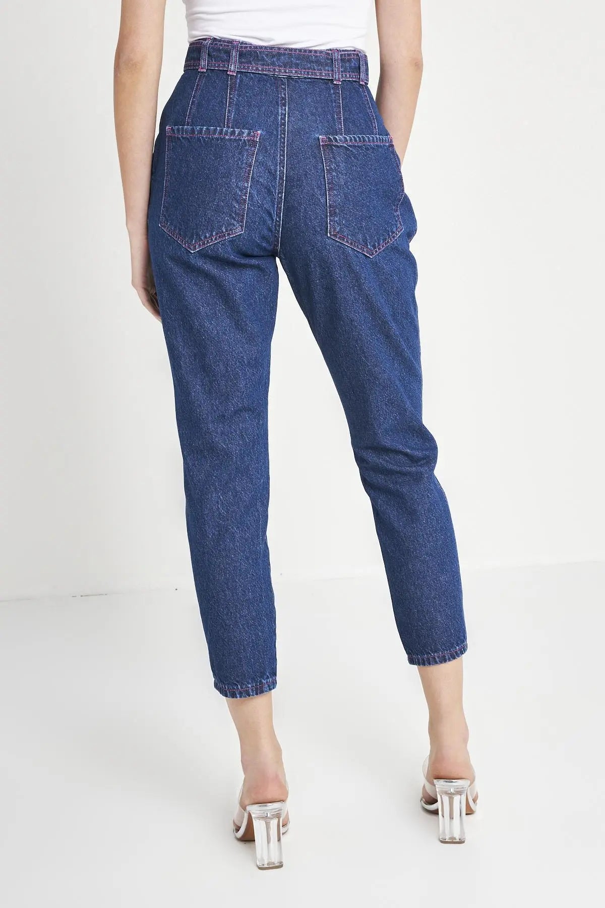 Jeans impunture DENIM-FUXIA IRONICA