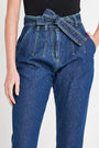 Jeans impunture DENIM-GIALLO IRONICA