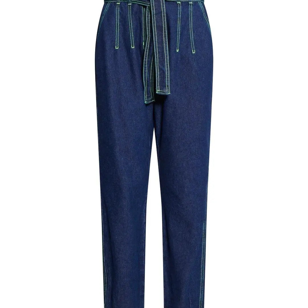 Jeans impunture DENIM-GIALLO IRONICA XL