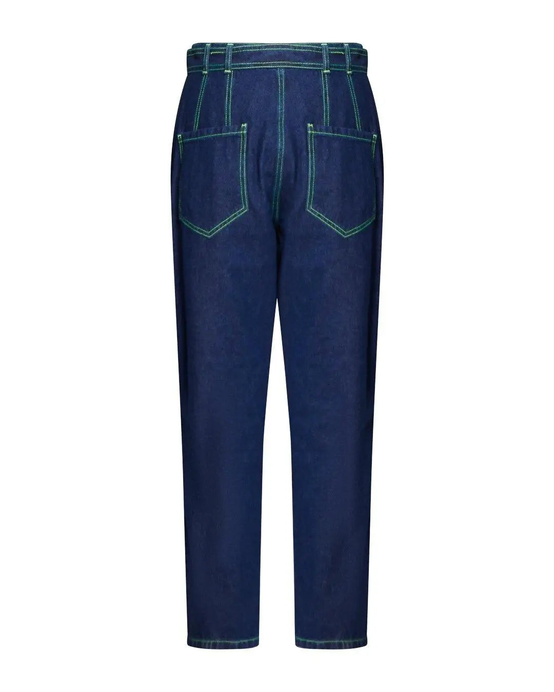 Jeans impunture DENIM-GIALLO IRONICA