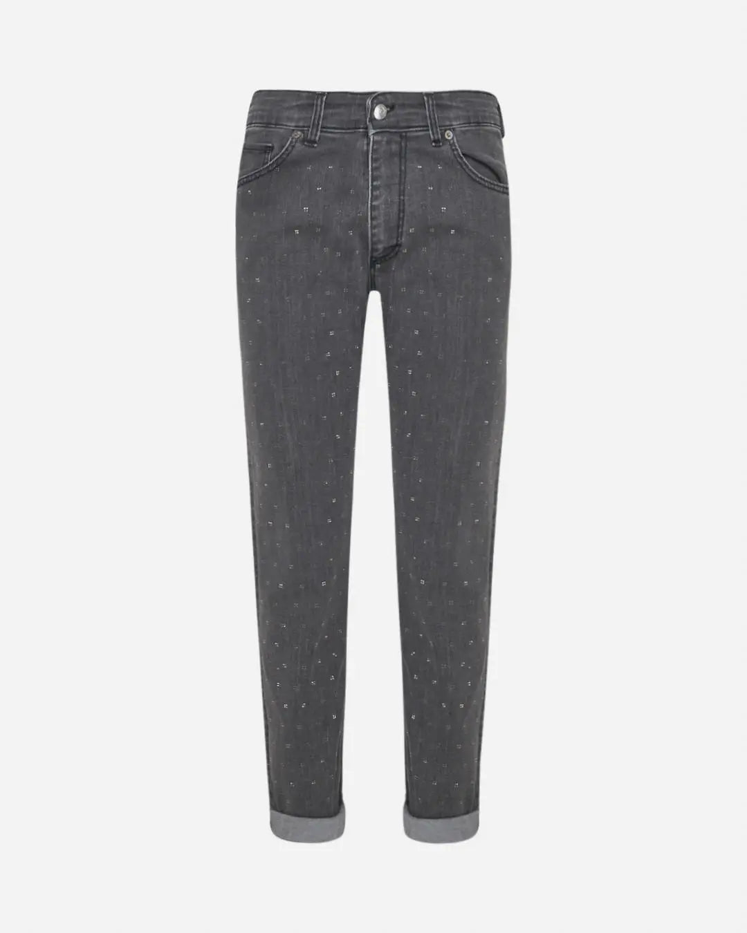 Jeans  pioggia di strass Grigio DORABELLA