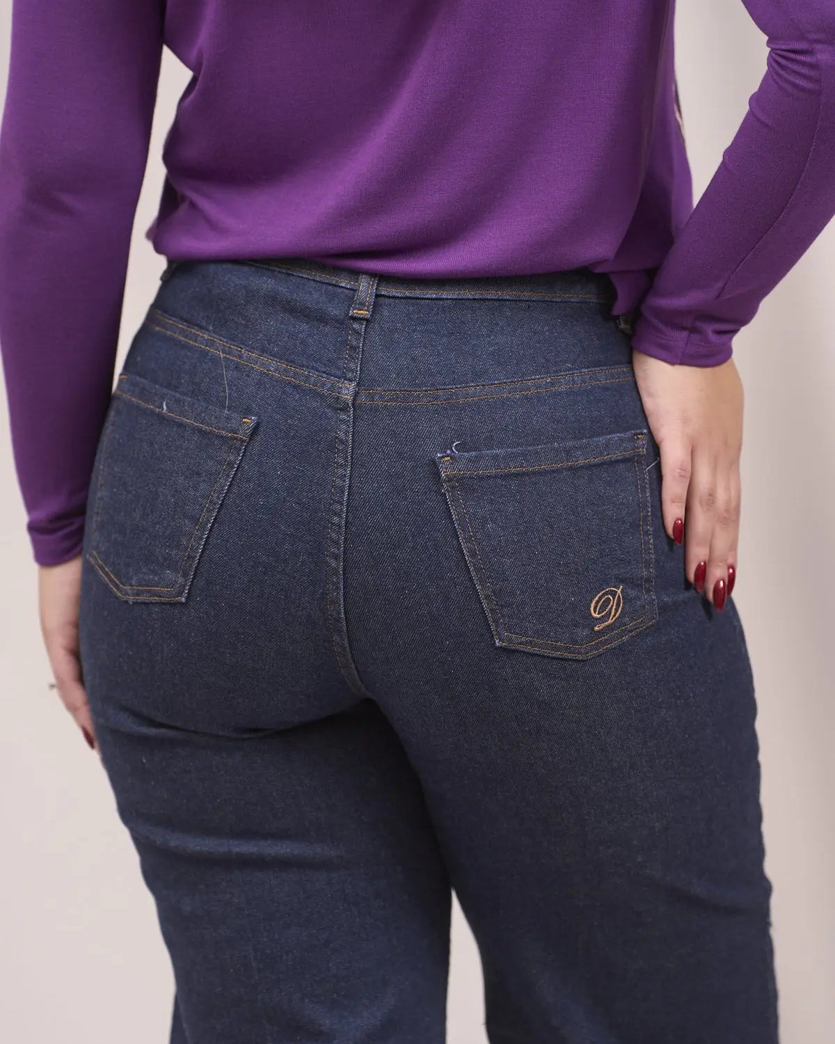 Jeans risvolto BLU DORABELLA