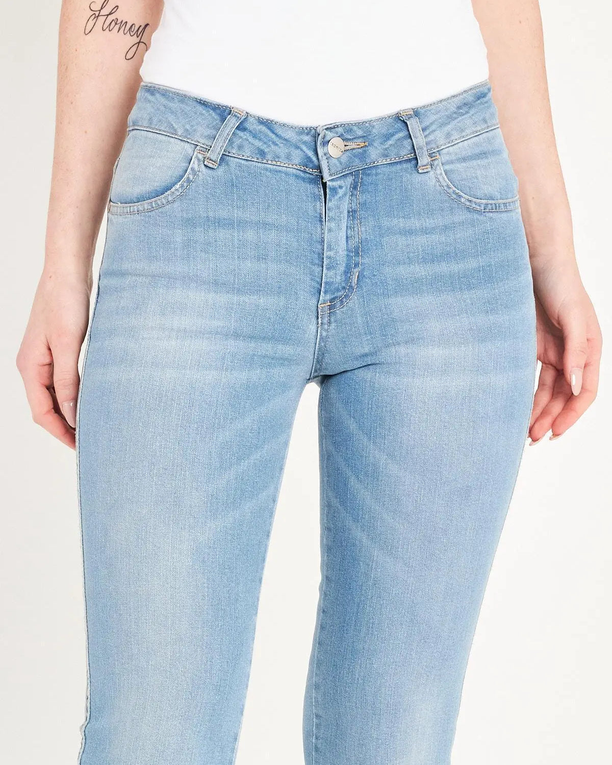 Jeans zampa BLU IRONICA