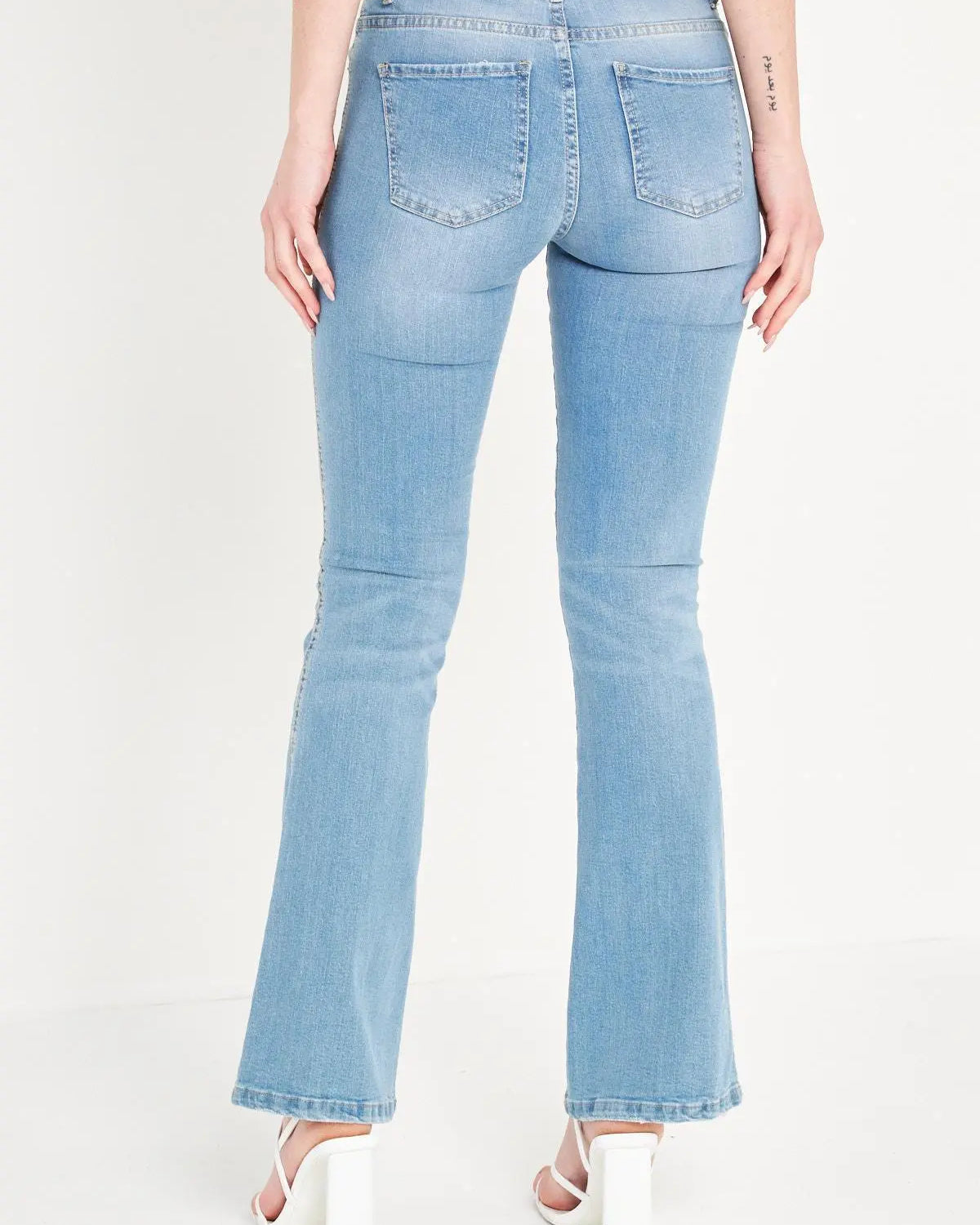 Jeans zampa BLU IRONICA