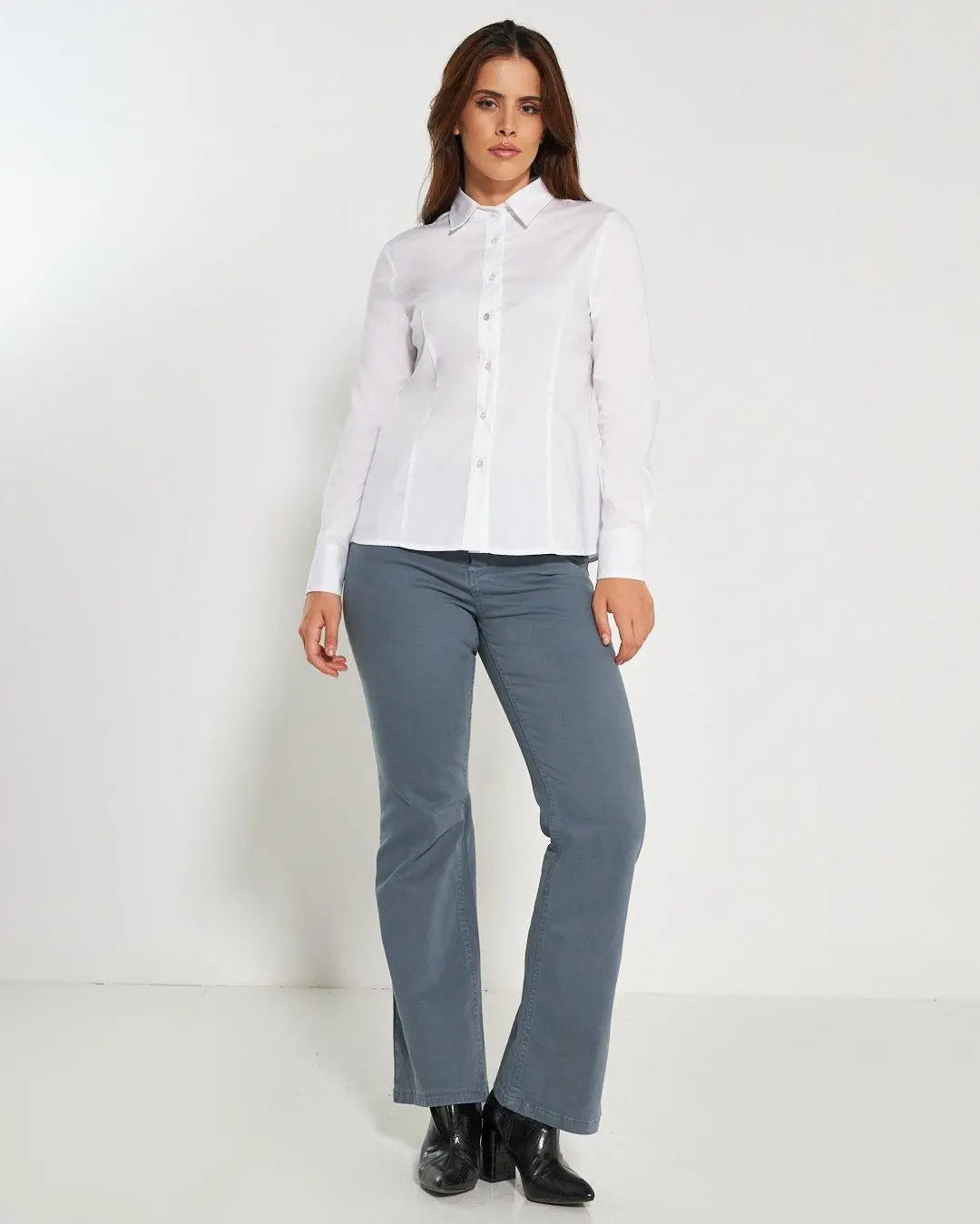 Jeans zampetta GRIGIO DORABELLA
