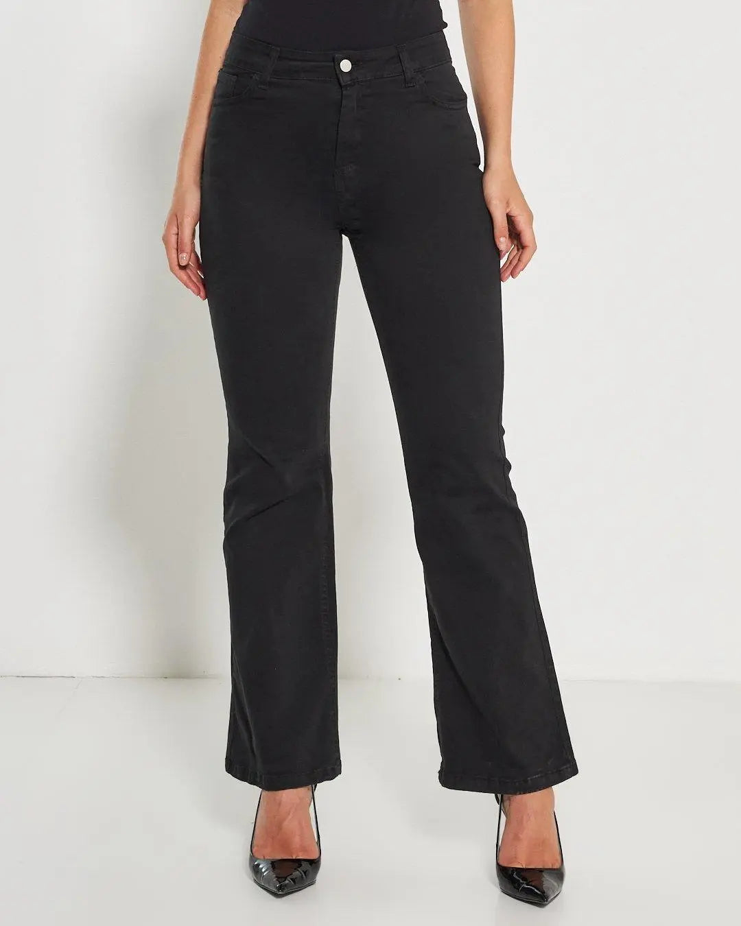 Jeans zampetta NERO DORABELLA 52