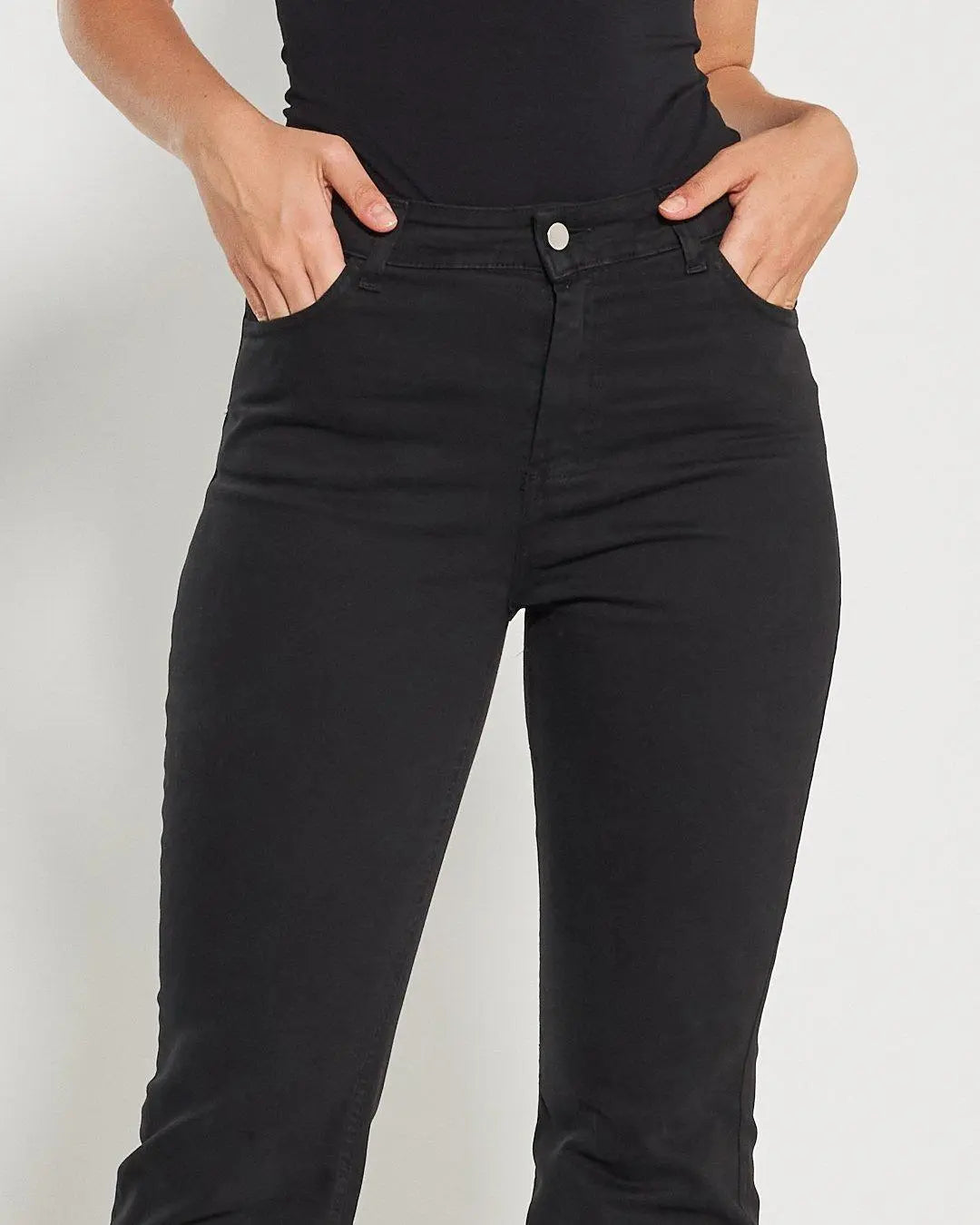 Jeans zampetta NERO DORABELLA
