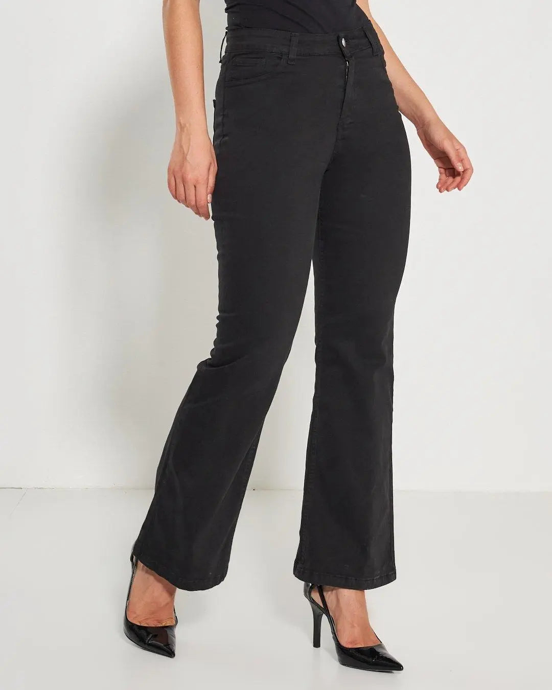 Jeans zampetta NERO DORABELLA