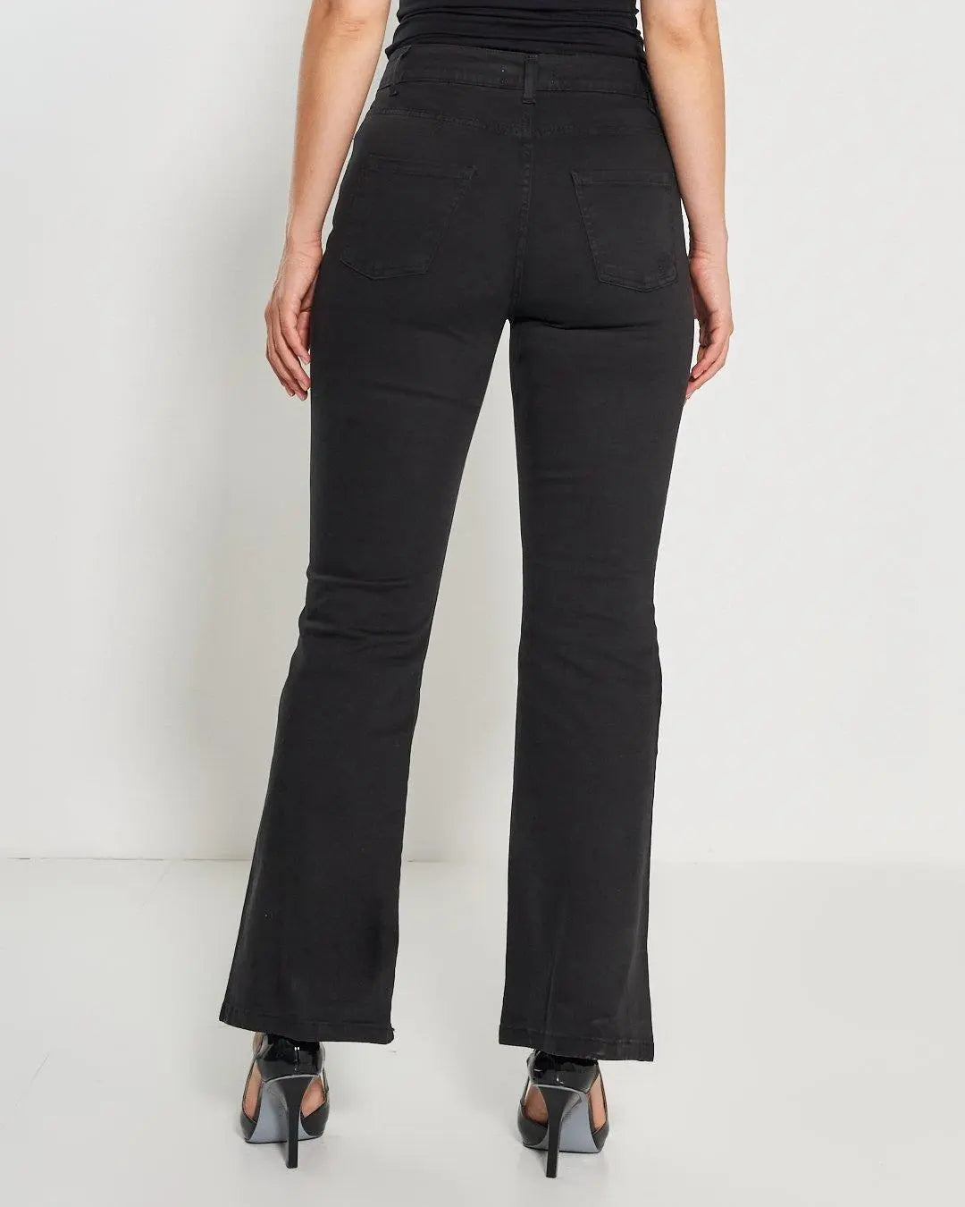 Jeans zampetta NERO DORABELLA
