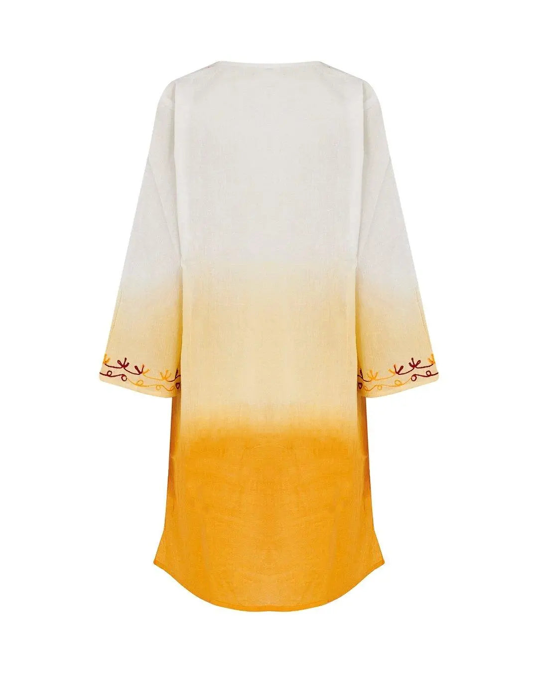 Kaftano con dettaglio tie dye ARANCIO DORABELLA