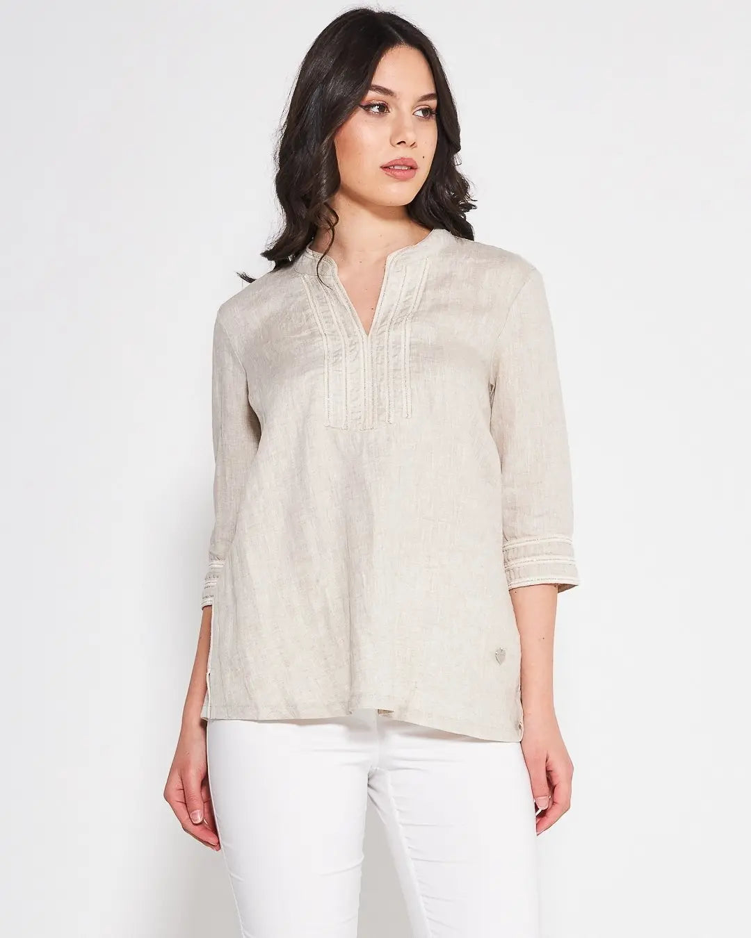 Kaftano lino NATURALE DORABELLA XL