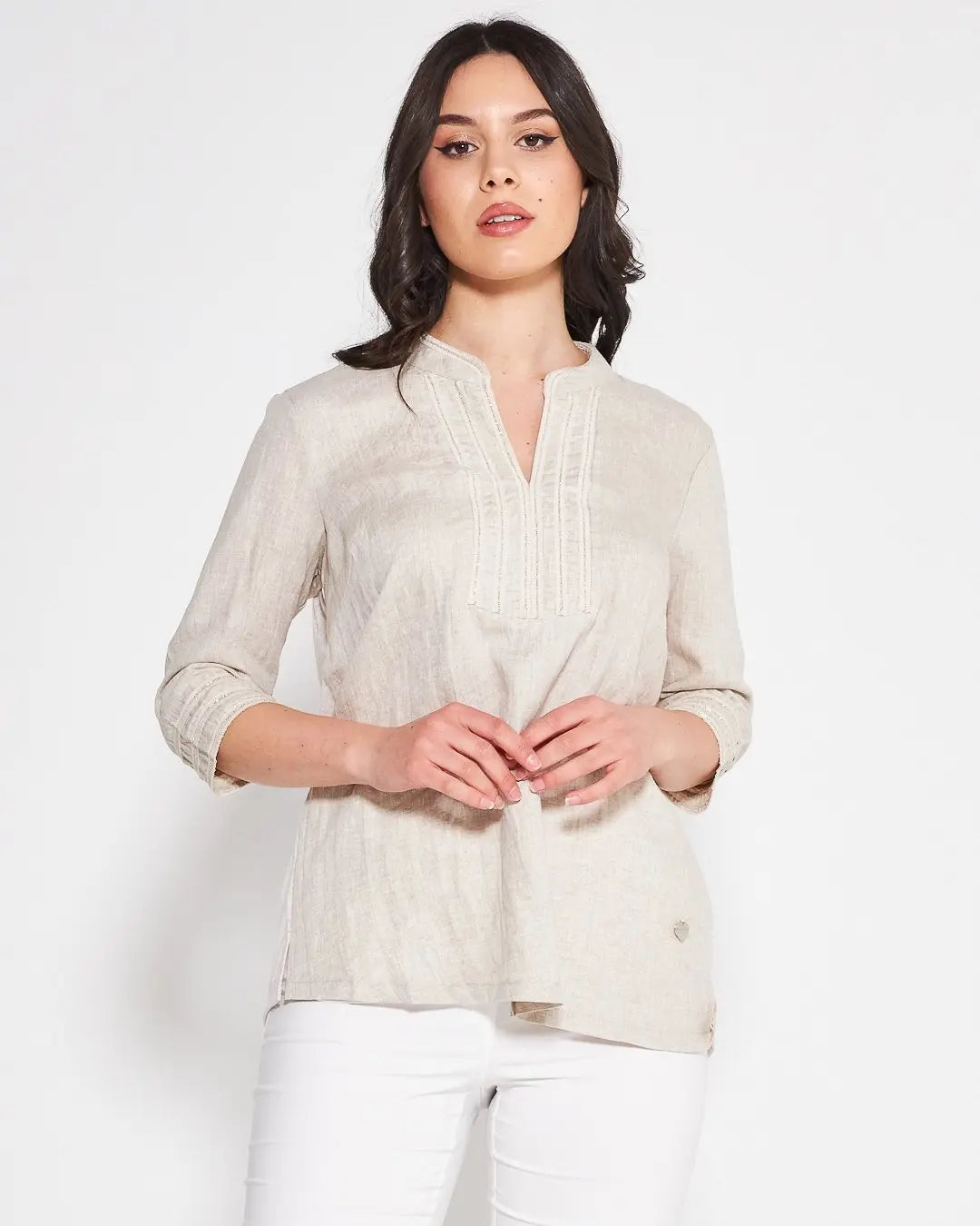 Kaftano lino NATURALE DORABELLA