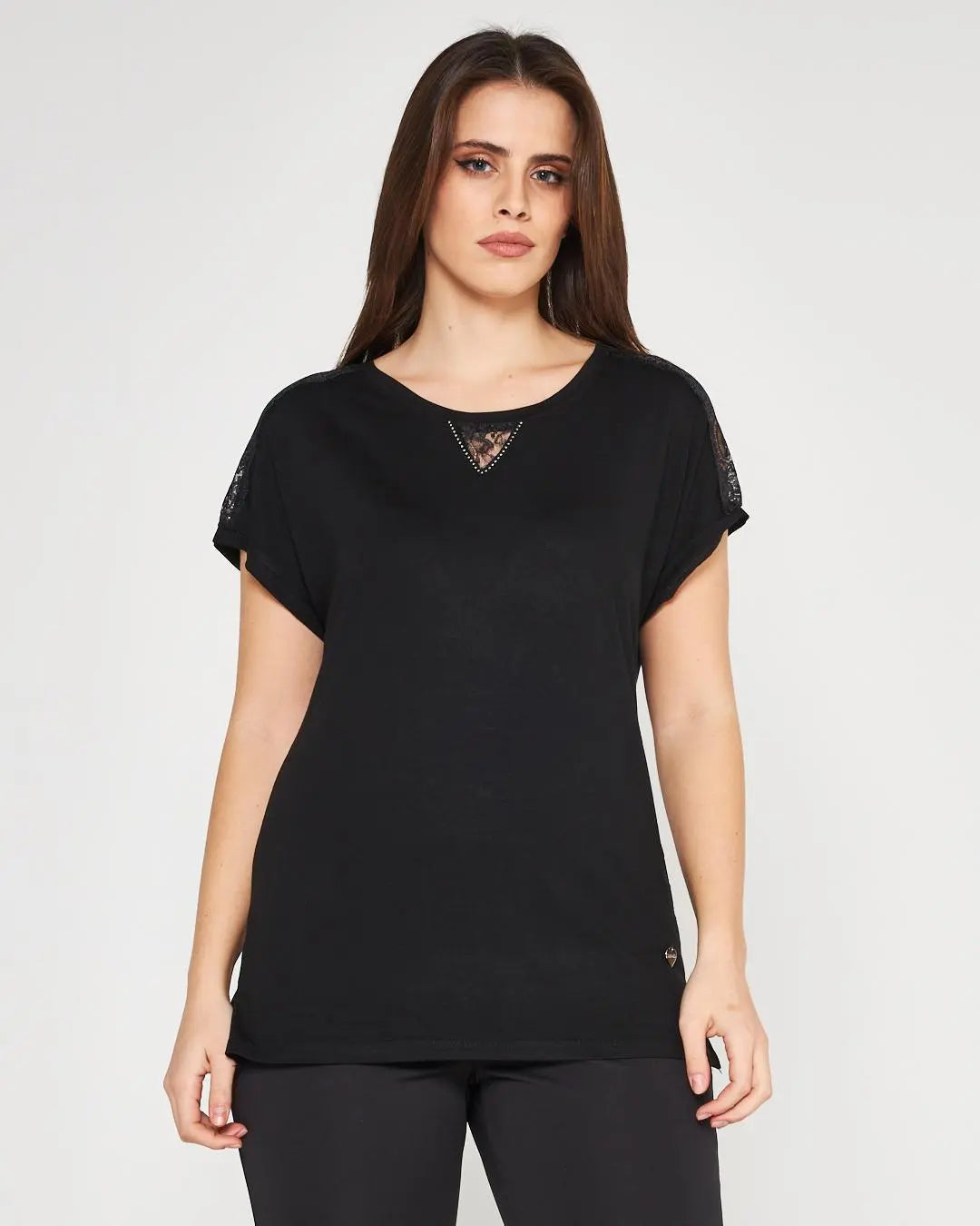 Kimono pizzo BLACK DORABELLA PIU'