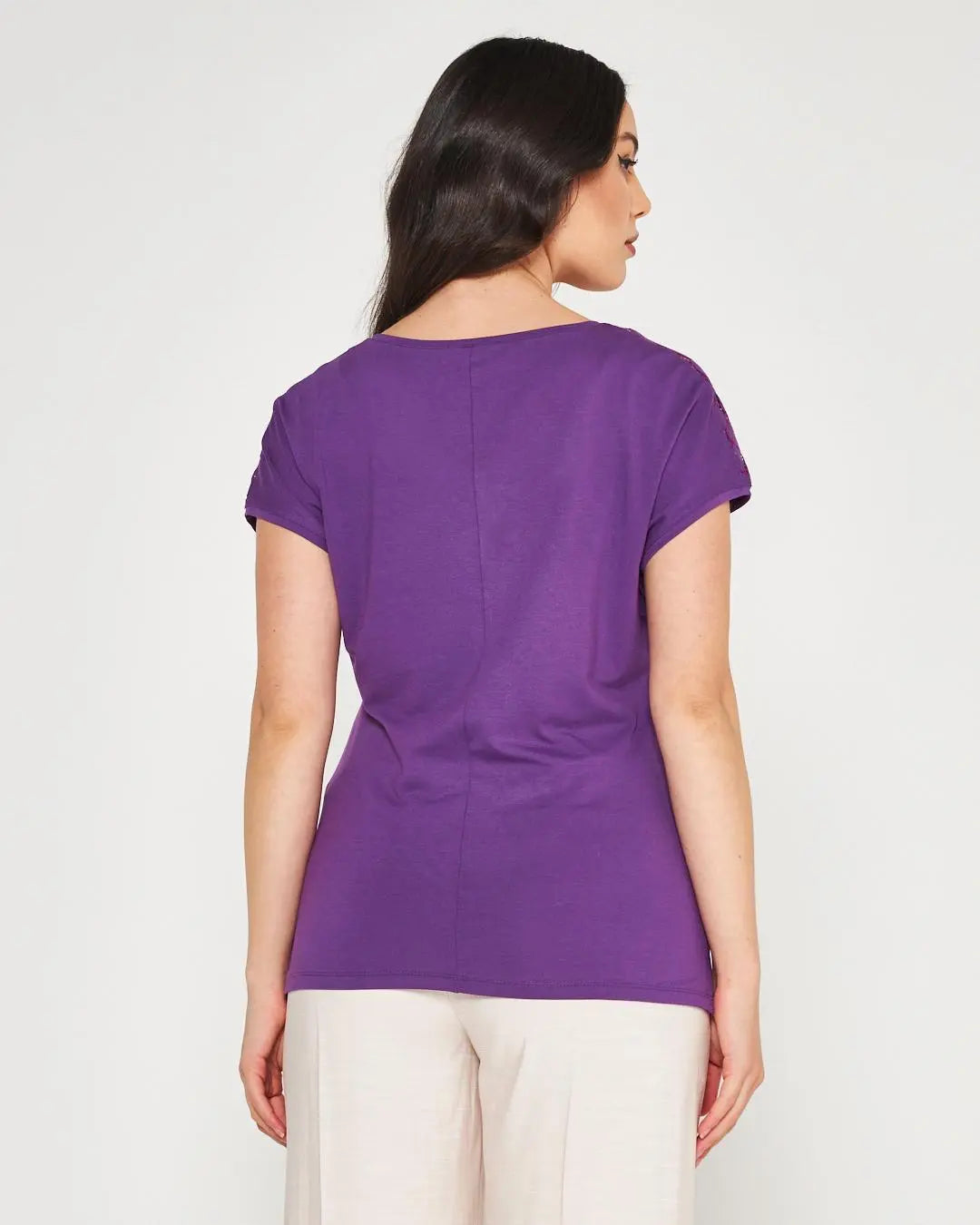 Kimono pizzo PURPLE DORABELLA