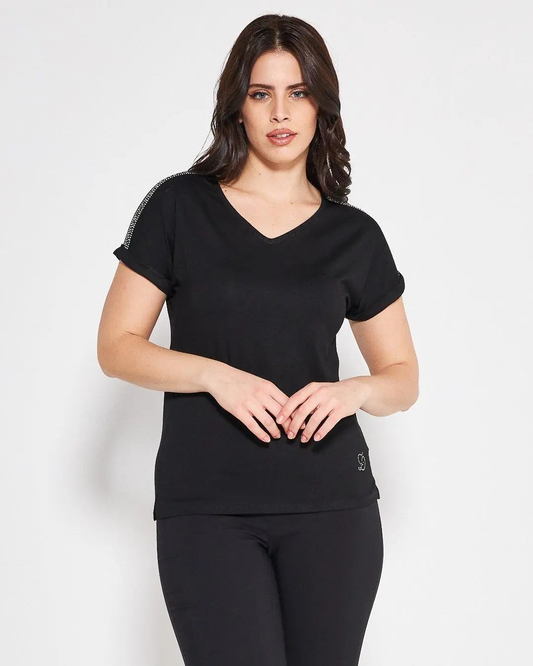 Kimono viscosa BLACK DORABELLA XL