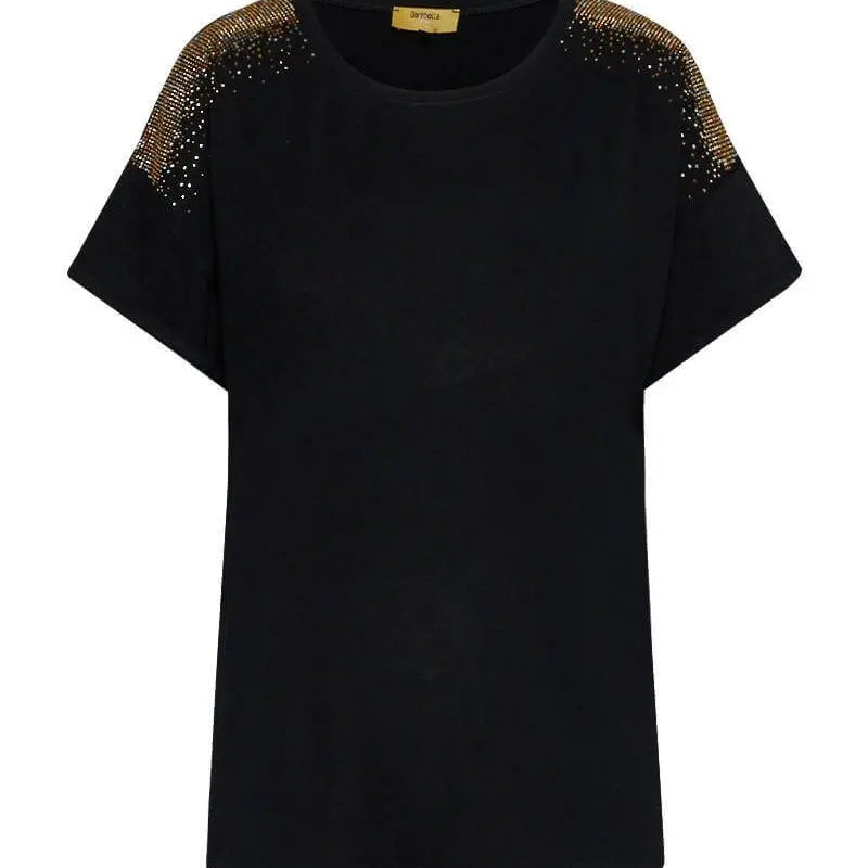 Kimono viscosa BLACK DORABELLA PIU' XXXL