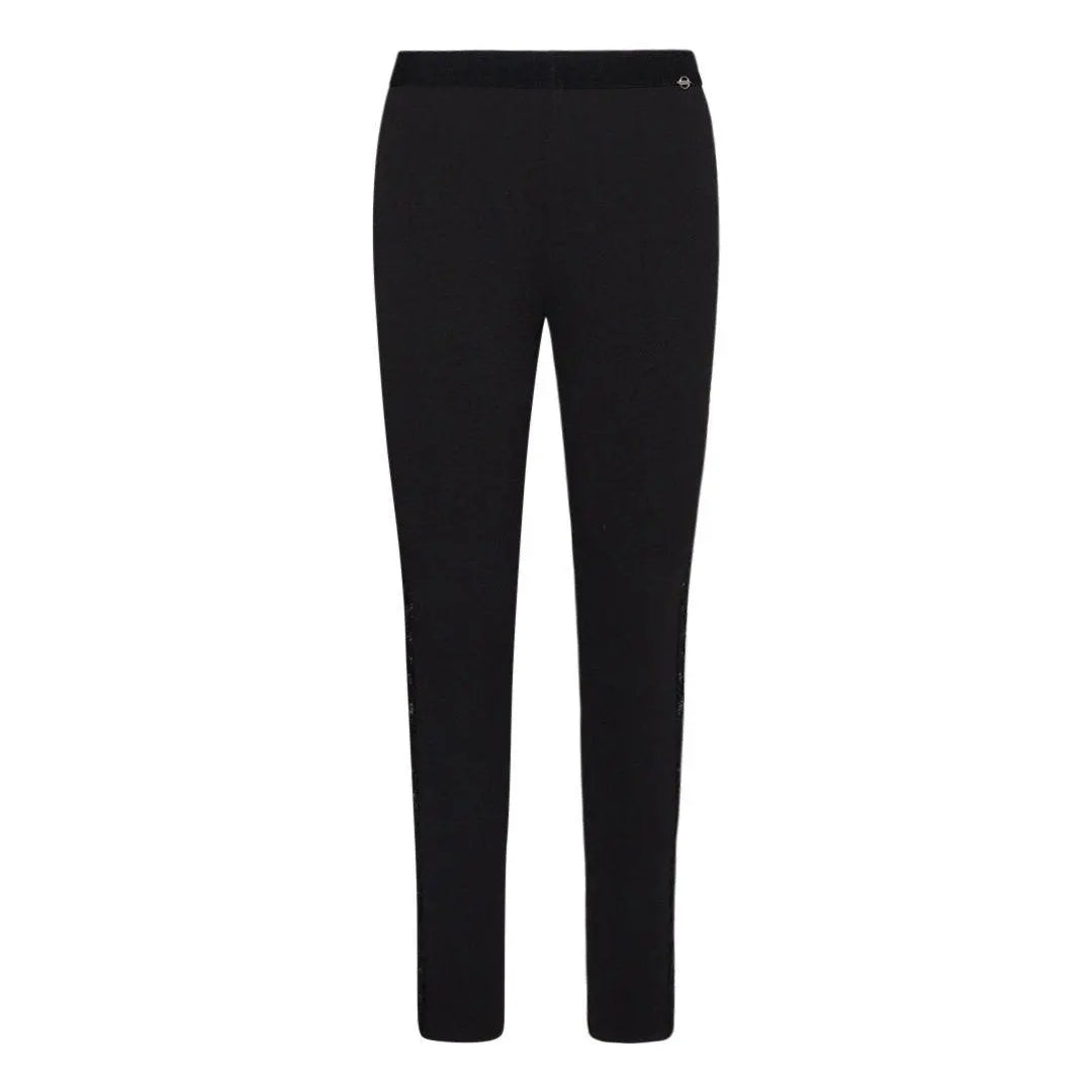Leggings con dettagli in pizzo NERO IRONICA XL