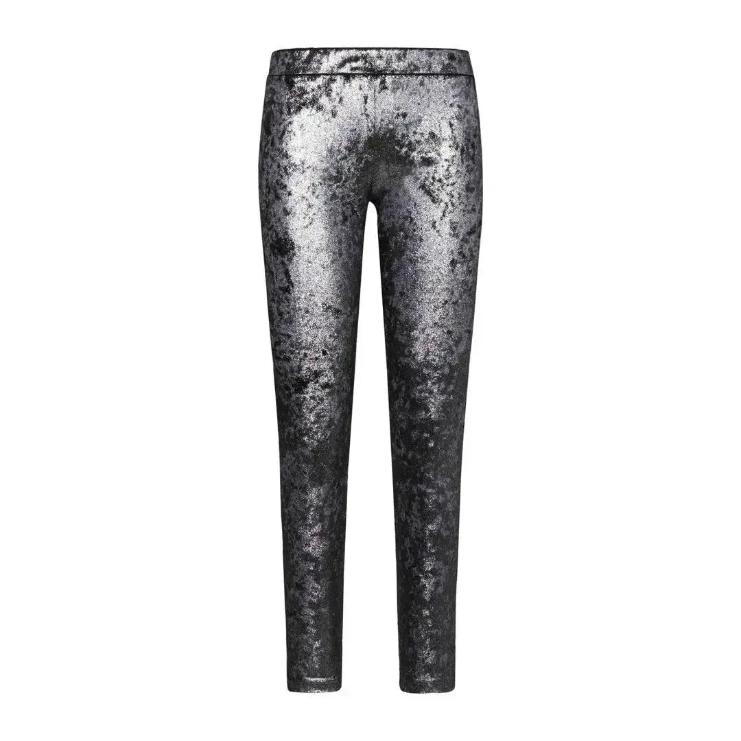 Leggings lurex ARGENTO IRONICA 3XL