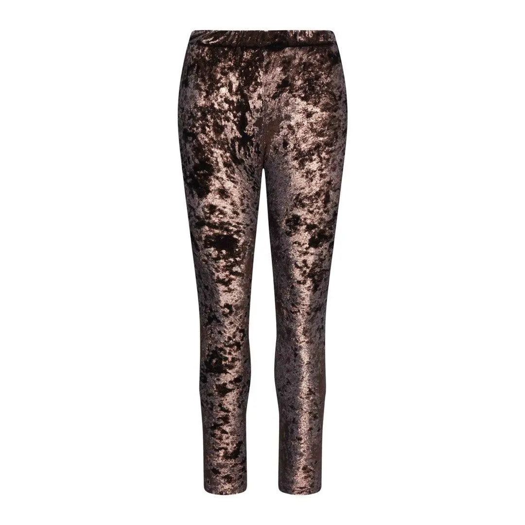 Leggings lurex BRONZO IRONICA 3XL