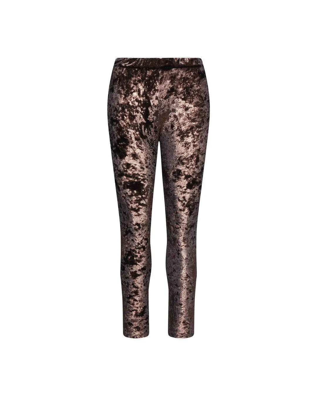 Leggings lurex BRONZO IRONICA 3XL