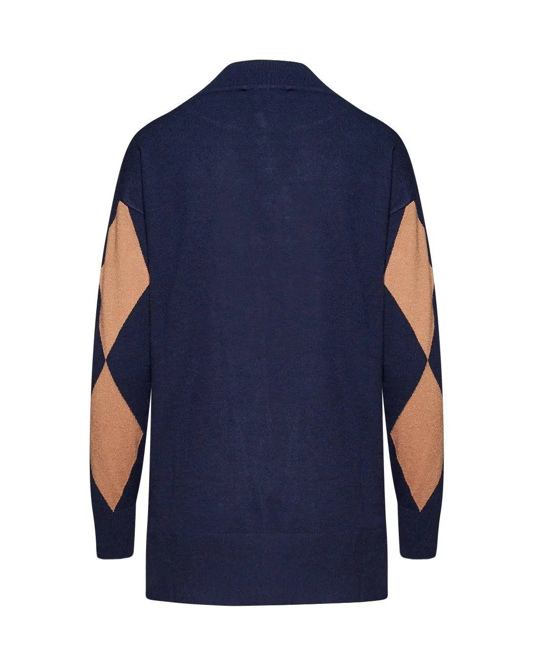 Lupetto intarsio BLUE NAVY DORABELLA