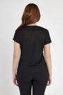 MAGLIA KIMONO PAILLETTES BLACK DORABELLA
