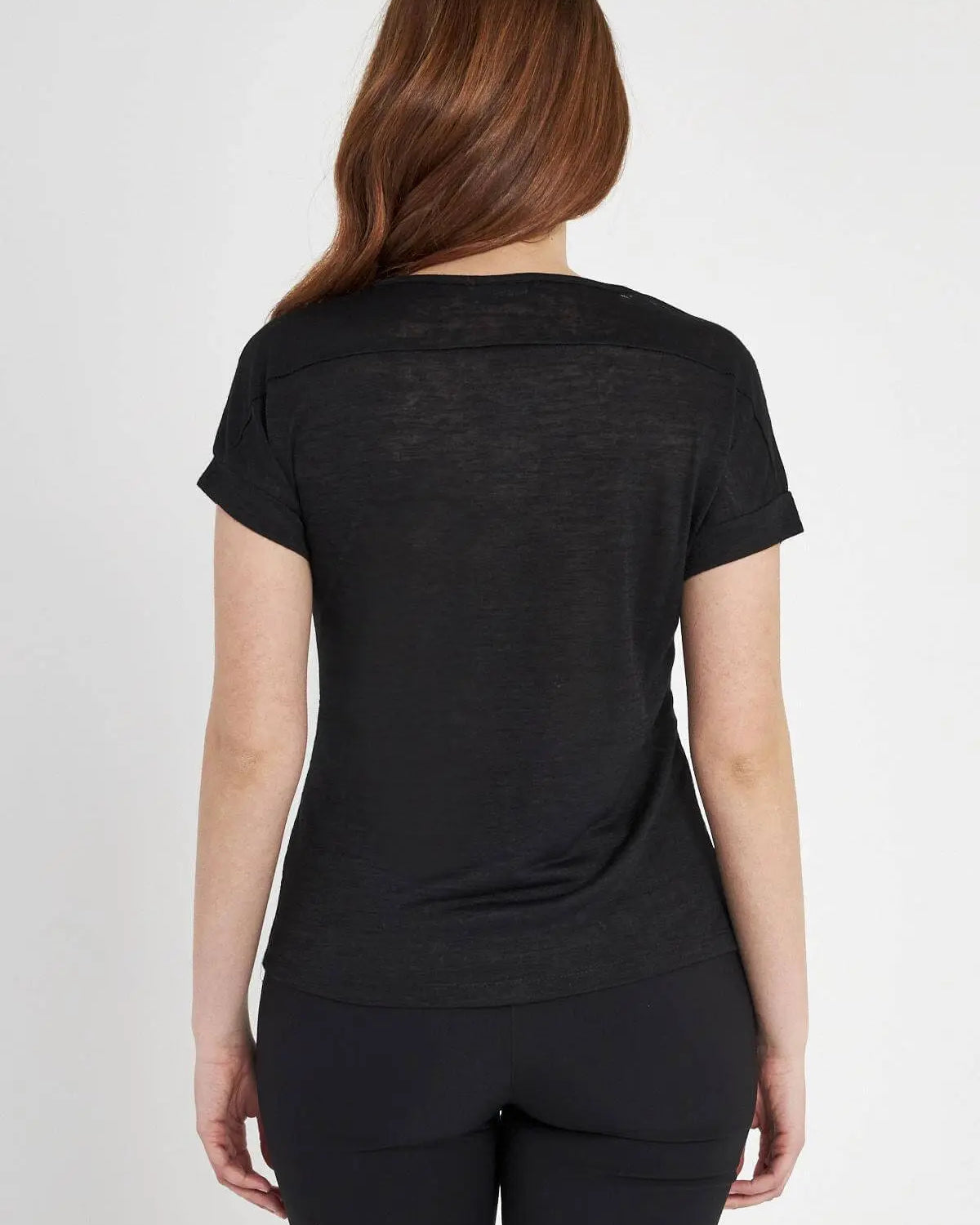 MAGLIA KIMONO PAILLETTES BLACK DORABELLA