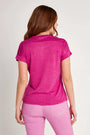 MAGLIA KIMONO PAILLETTES MAGENTA DORABELLA