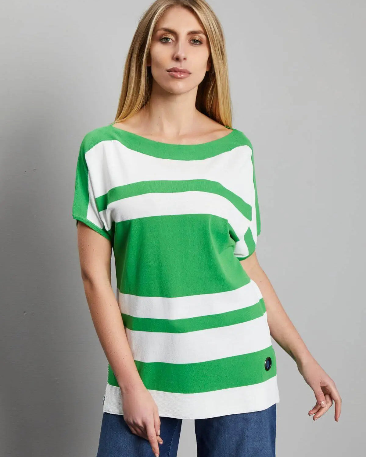 MAGLIA KIMONO WHITE-GIADA DORABELLA