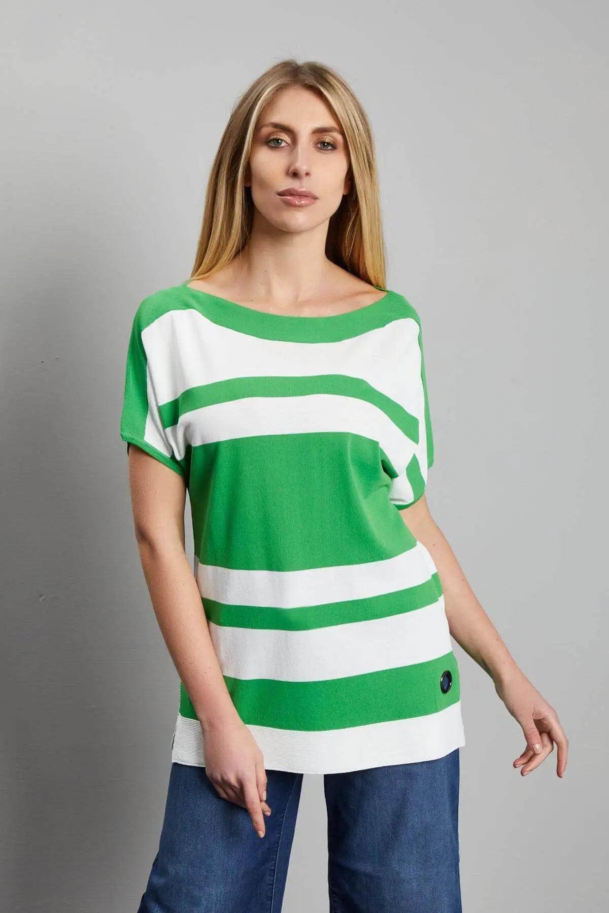 MAGLIA KIMONO WHITE-GIADA DORABELLA