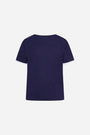 MAGLIA SCOLLO DENIM BLUE NAVY DORABELLA